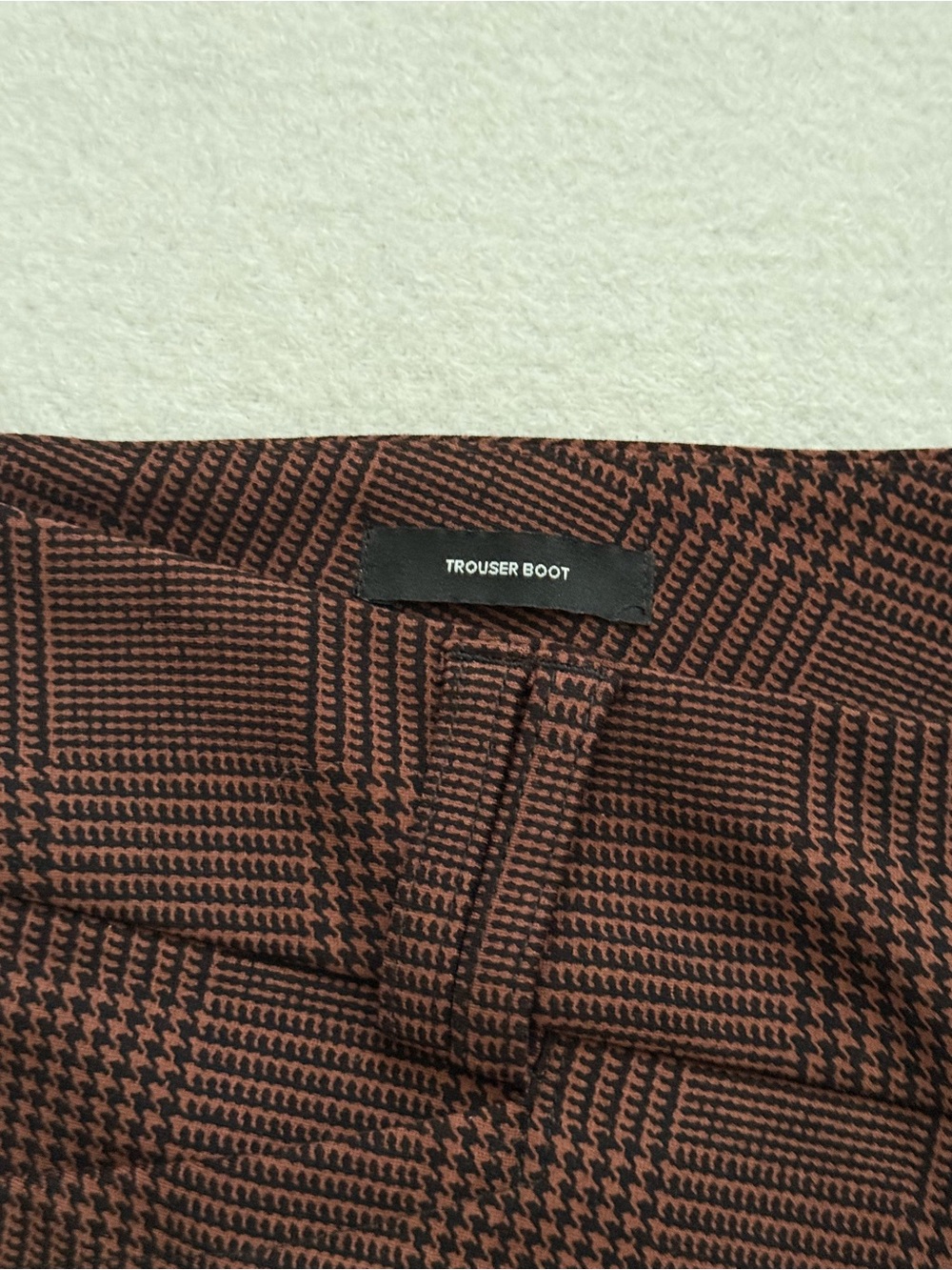 Torrid Studio Plaid Trouser Bootcut Dress Pants Brown Black Size 16R NWT Office - Picture 8 of 10